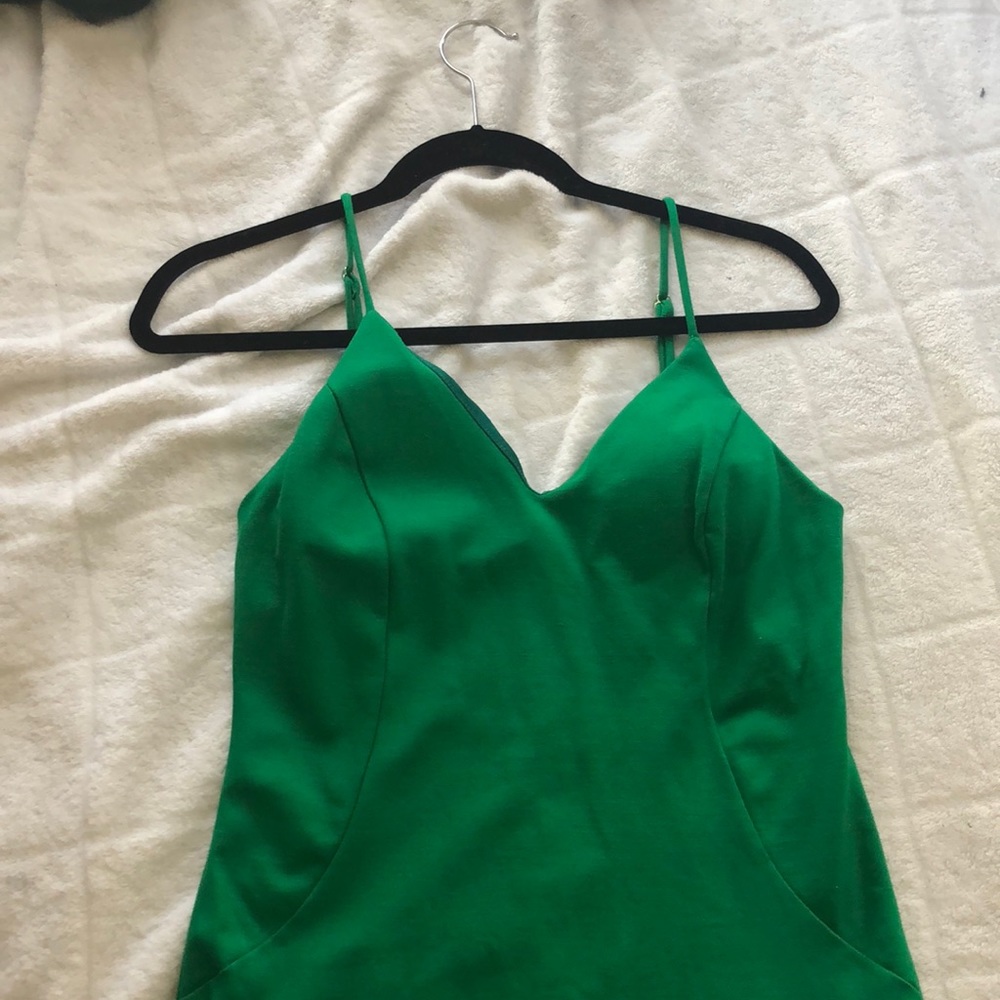 Bodycon green dress